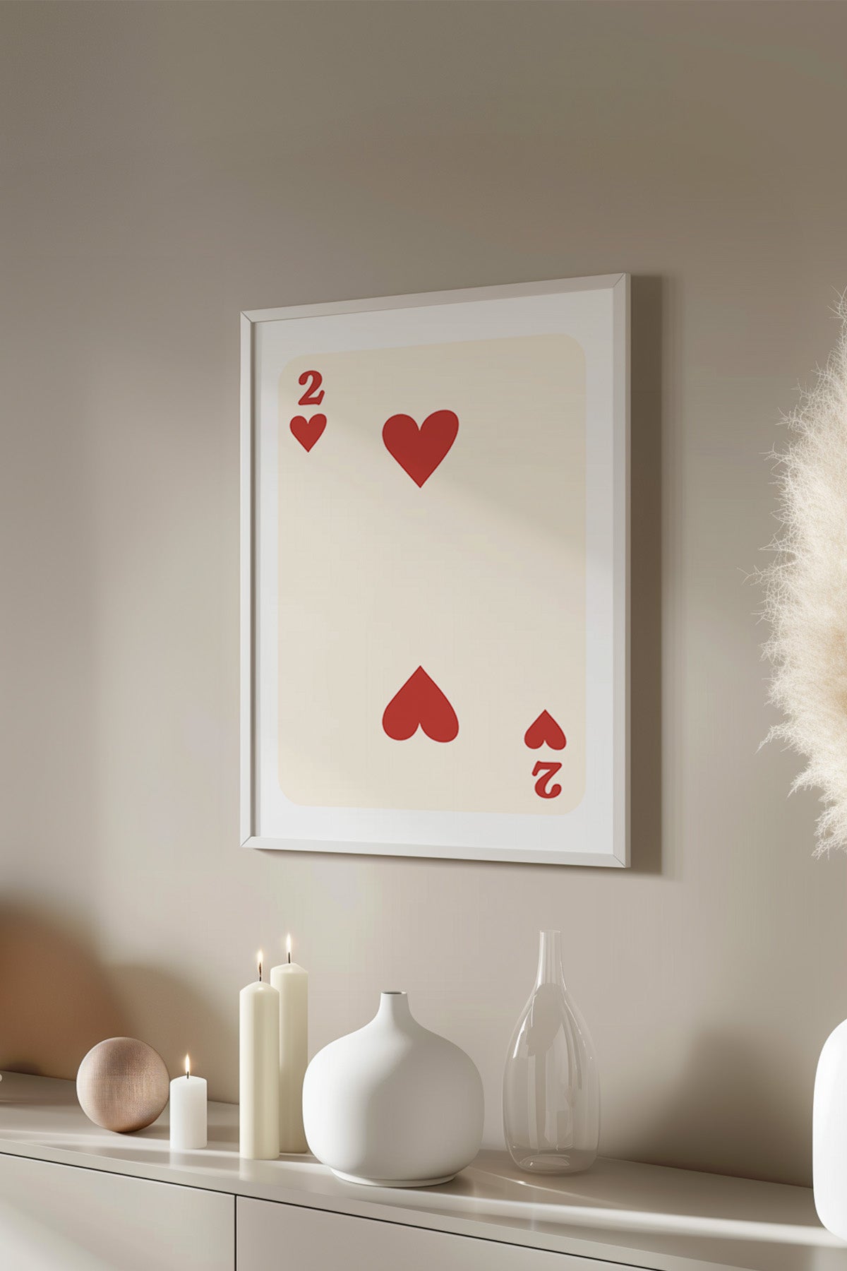 Lucky You Serisi Beyaz Çerçeveli Poster, Tablo Duvar Dekoru No:71