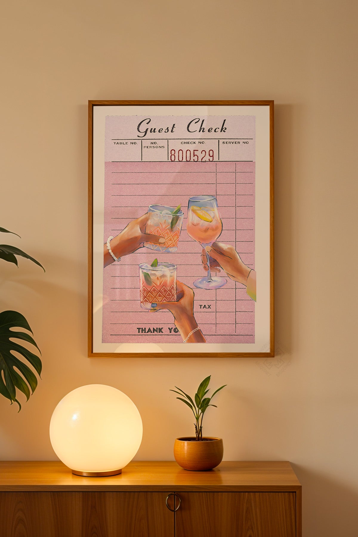 Lucky You Serisi Ahşap Çerçeveli Poster, Tablo Duvar Dekoru No:51