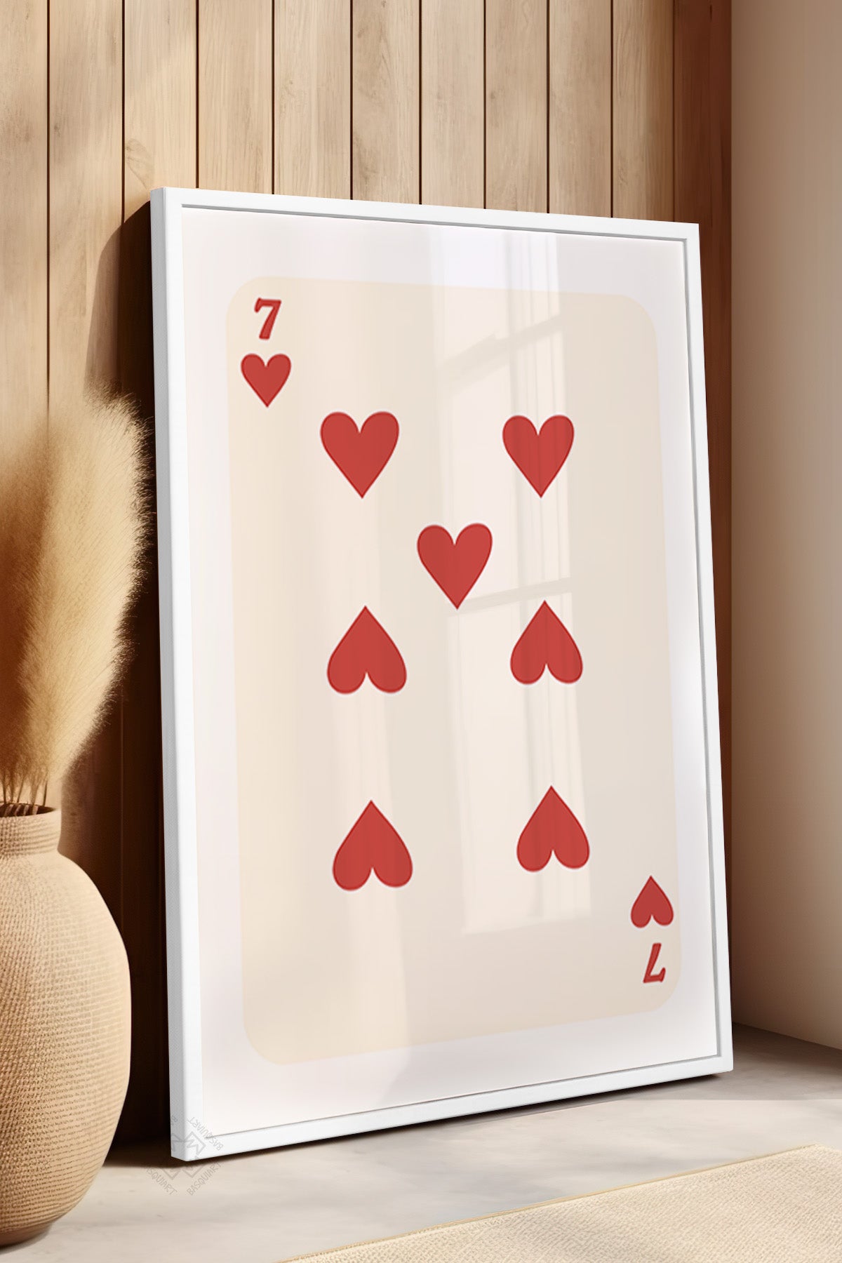 Lucky You Serisi Beyaz Çerçeveli Poster, Tablo Duvar Dekoru No:76