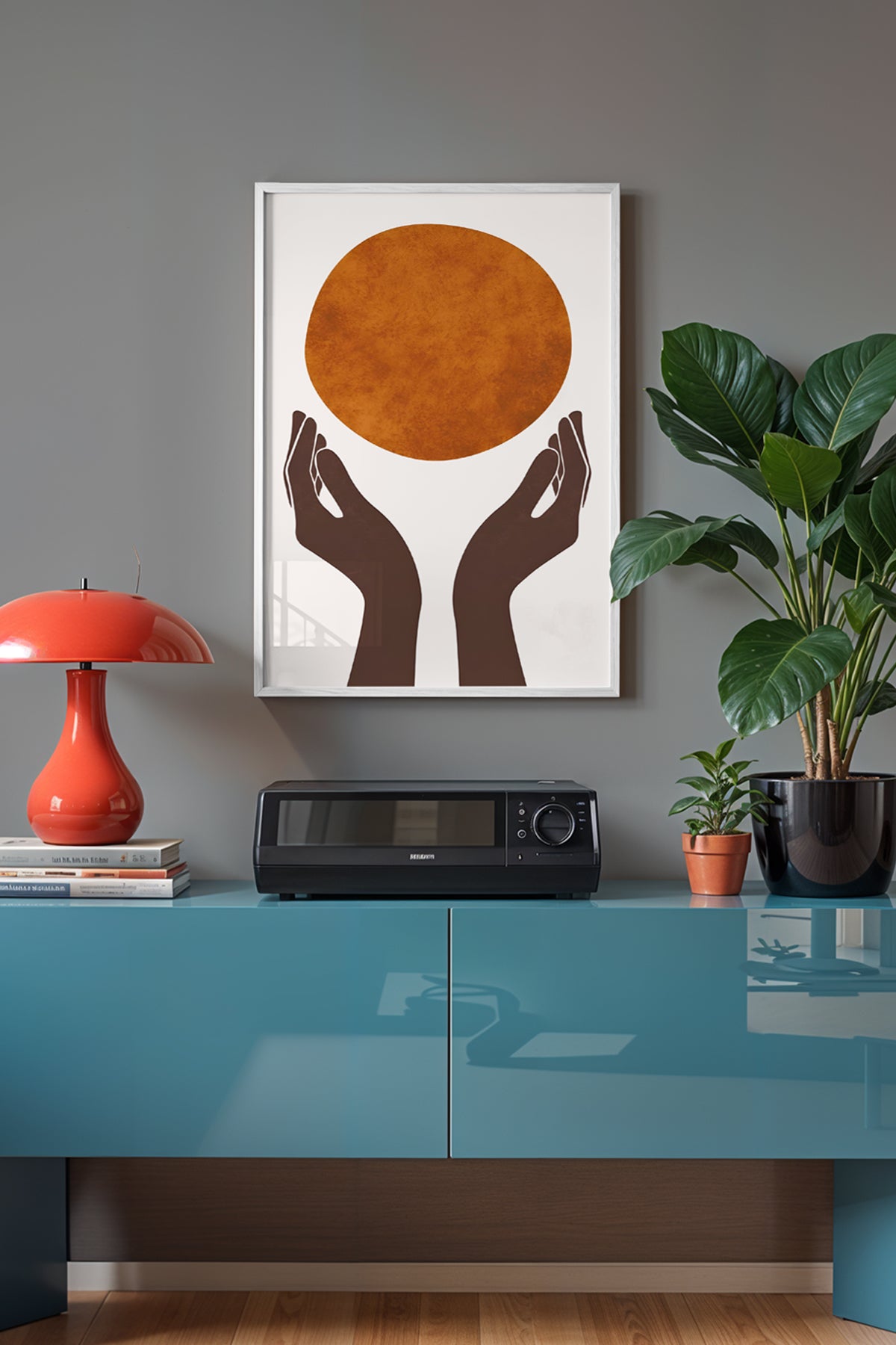 Bohemian Serisi Beyaz Çerçeveli Poster, Tablo No:34