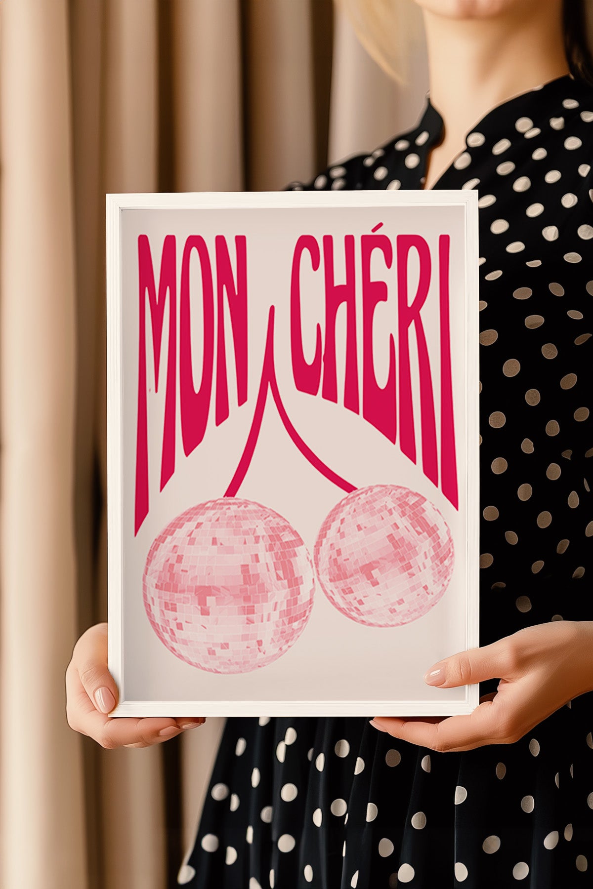 Lucky You Serisi Beyaz Çerçeveli Poster, Tablo Duvar Dekoru No:88
