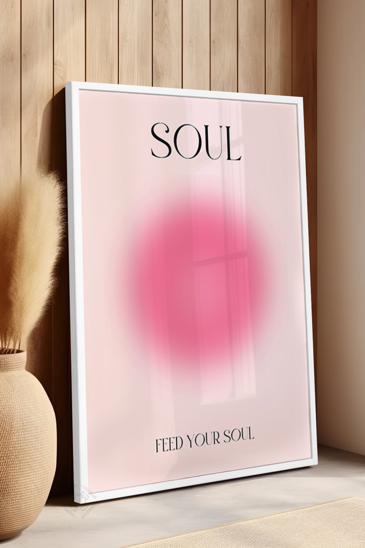 Aura Serisi Beyaz Çerçeveli Poster, Tablo No:161