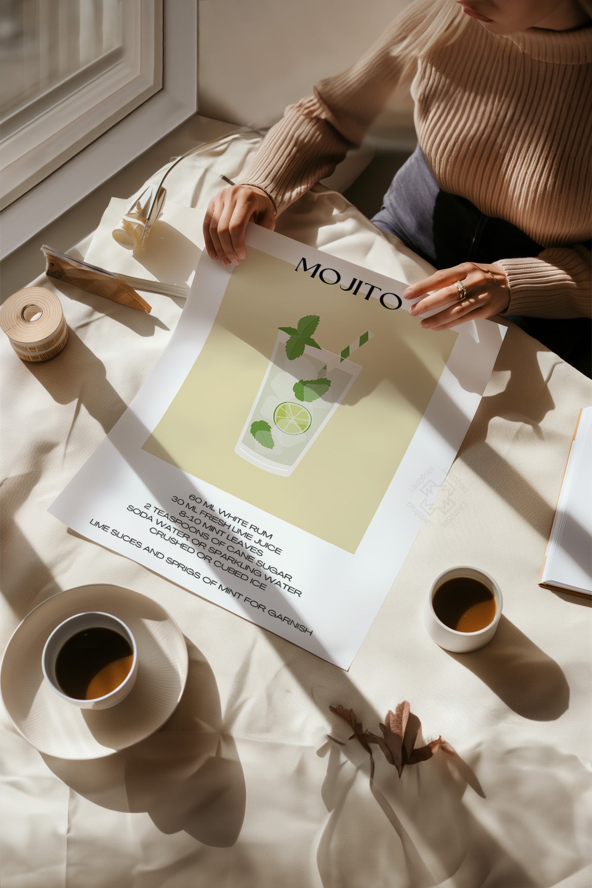 Kokteyl Serisi Poster, Cafe, Restoran, Mutfak Duvar Dekoru No:26
