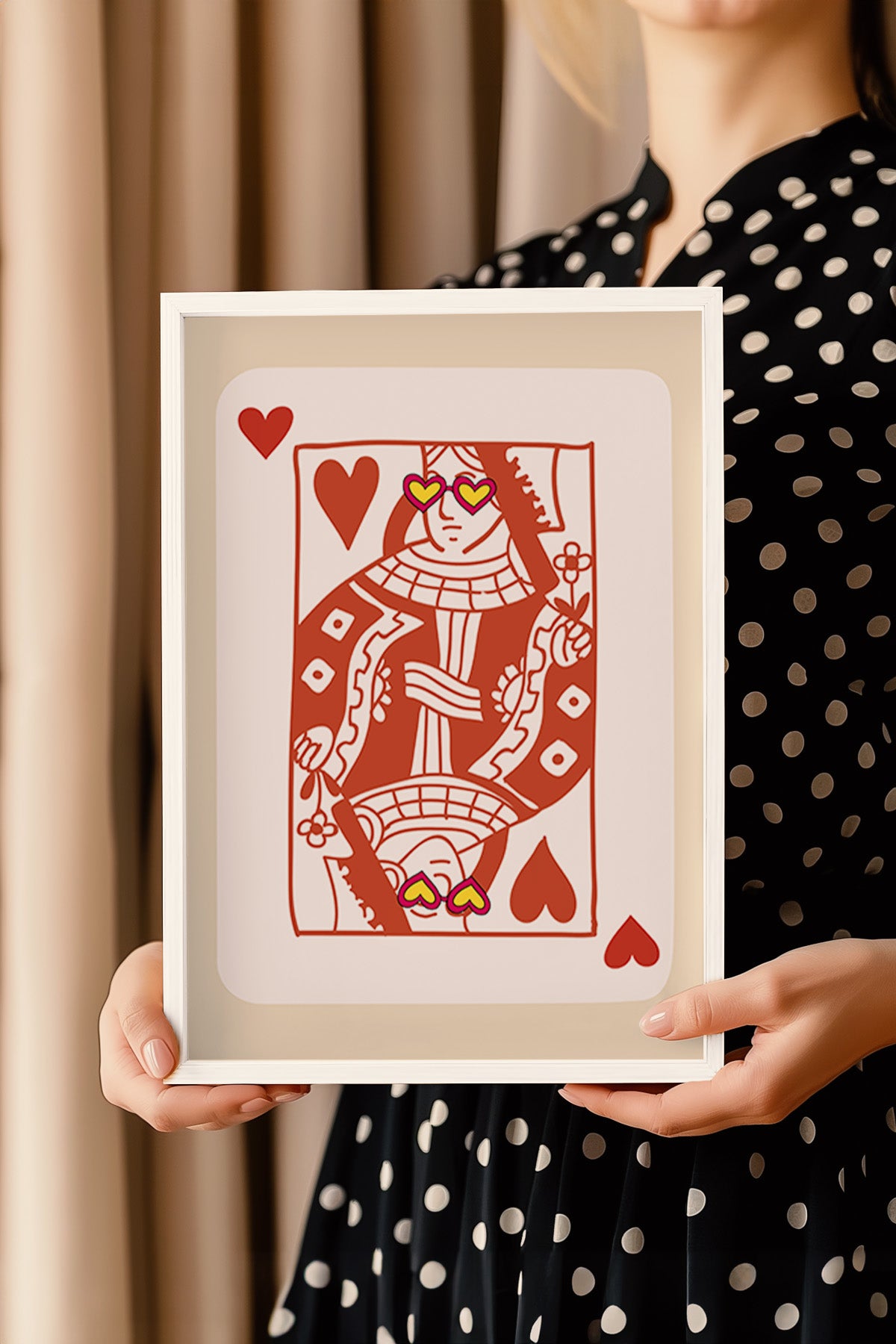 Lucky You Serisi Beyaz Çerçeveli Poster, Tablo Duvar Dekoru No:67