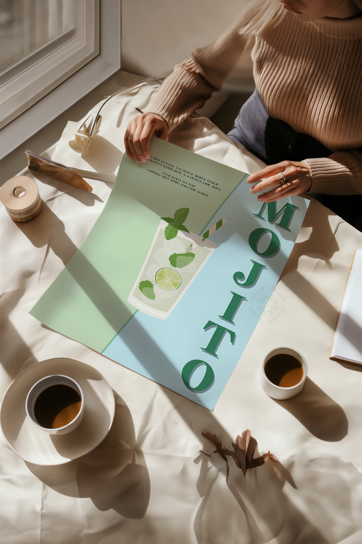 Kokteyl Serisi Poster, Cafe, Restoran, Mutfak Duvar Dekoru No:51
