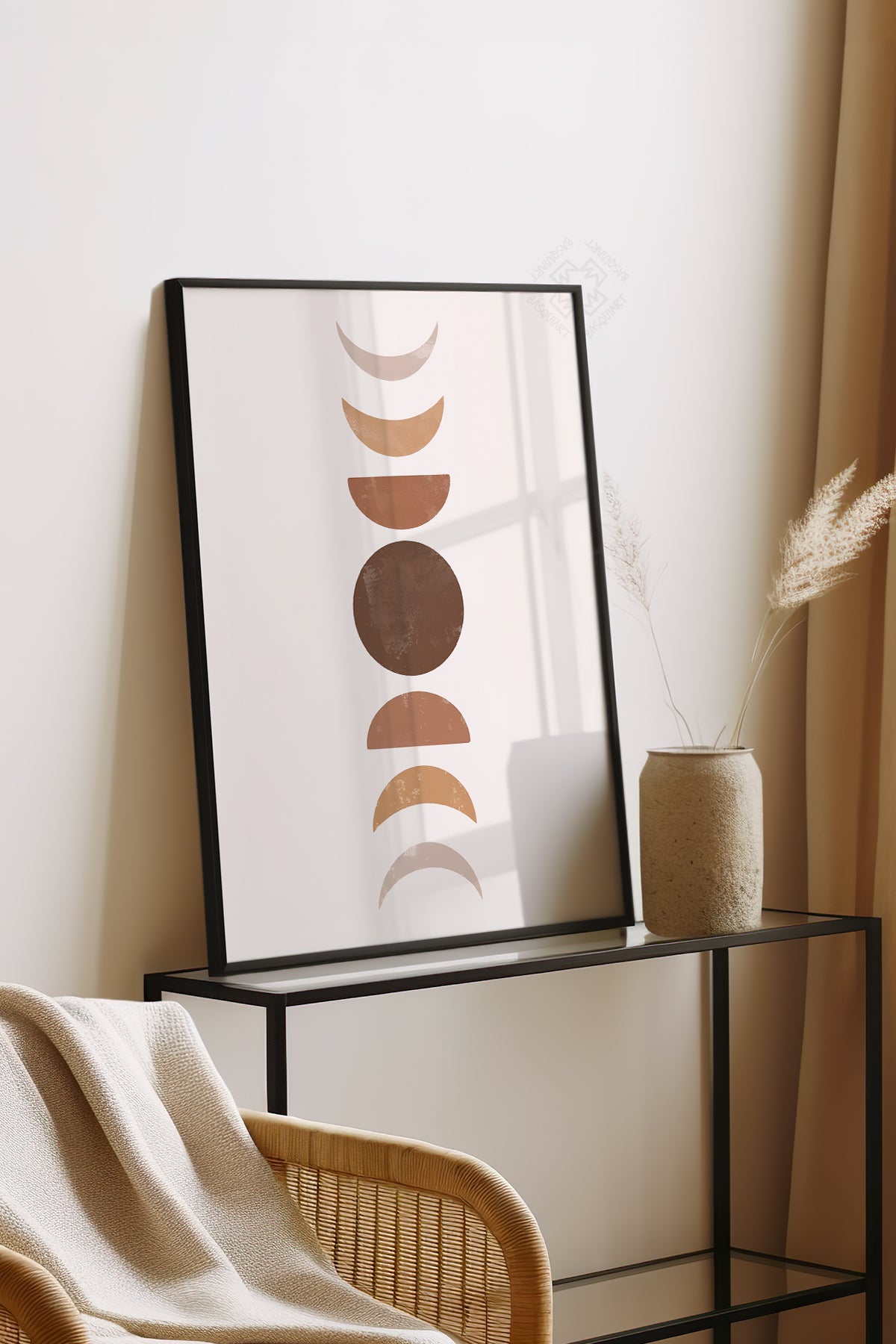Bohemian Serisi Siyah Çerçeveli Poster, Tablo No:29