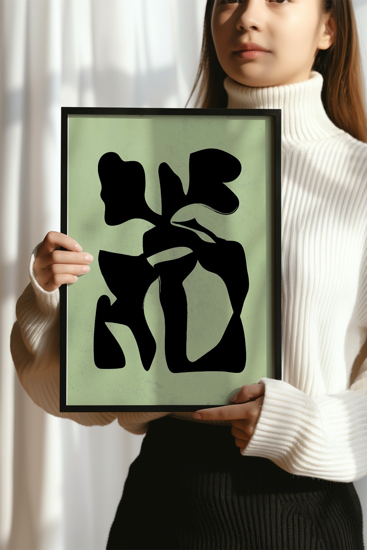 Bohemian Serisi Siyah Çerçeveli Poster, Tablo No:55