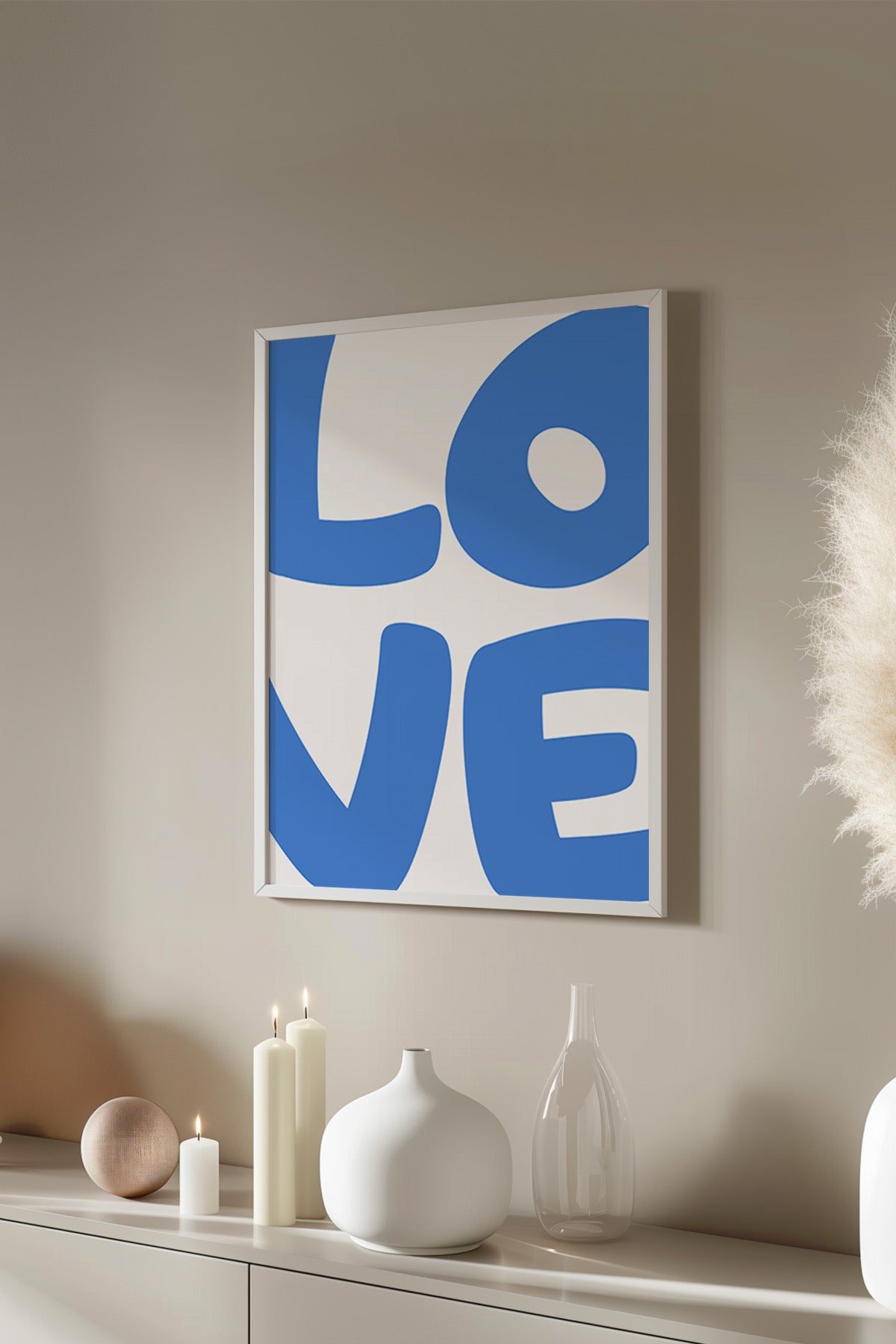 Lucky You Serisi Beyaz Çerçeveli Poster, Tablo Duvar Dekoru No:26