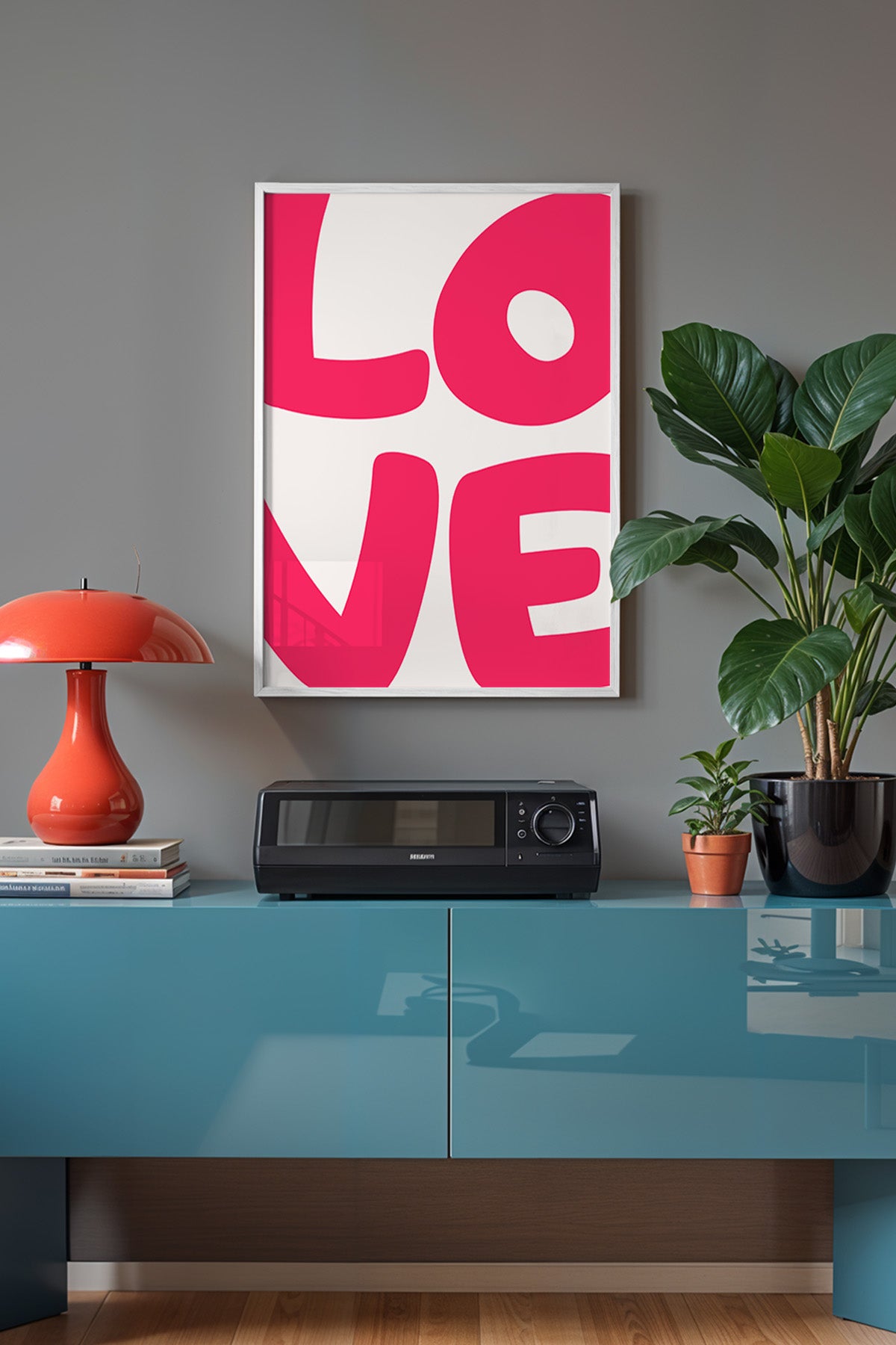 Lucky You Serisi Beyaz Çerçeveli Poster, Tablo Duvar Dekoru No:86